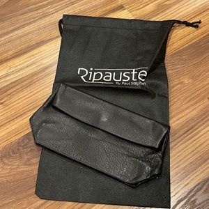 New Ripauste carry clutch with magnetic close in black leather
